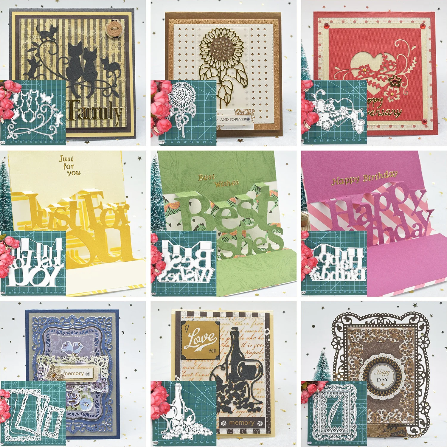 Frame Metal Cutting Dies Stencils Scrapbooking Embossing Album Card Making DIY Frame Metal Cutting Dies Stencils Scrapbooking Embossing Album Card Making DIY