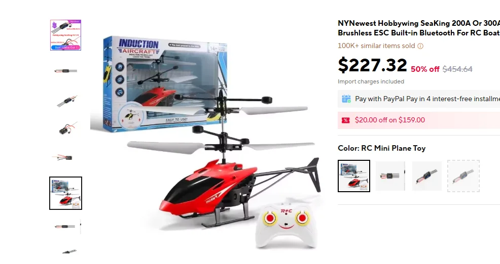 RC Mini Plane Toy