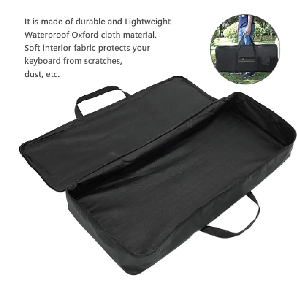 Waterproof Oxford Cloth Electronic Piano Handbag - Thickened Keyboard Carrying Case & Cover