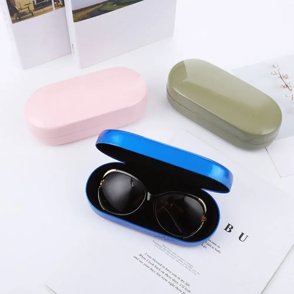 

Anti Pressure Glasses Box Durable Portable Metal Glasses Case Spectacle Case Men