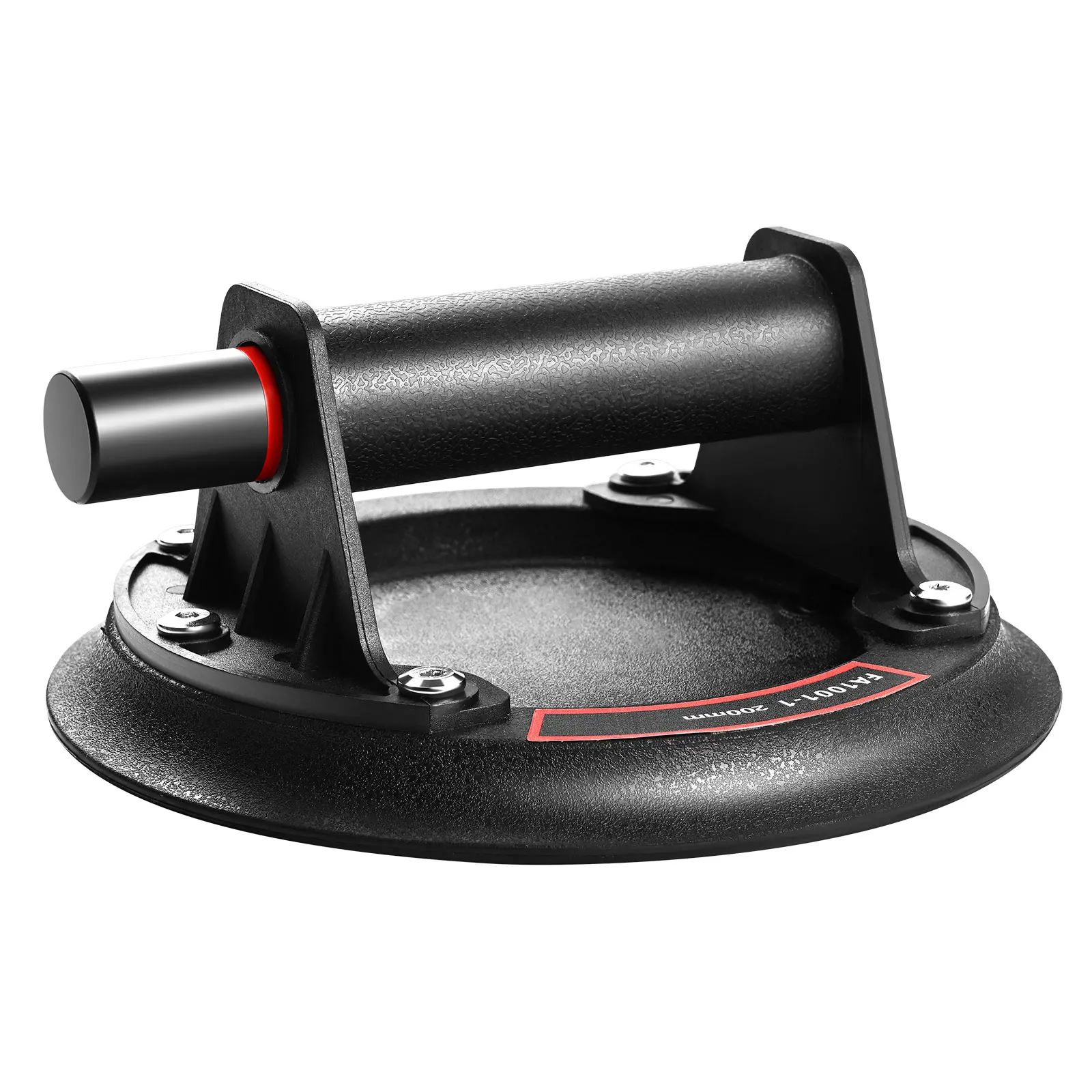 200mm Diameter Vacuum Suction Cup With Pressure Gauge 75kg High Bearing Capacity Heavy Duty Vacuum Ceramic Tile Lifter