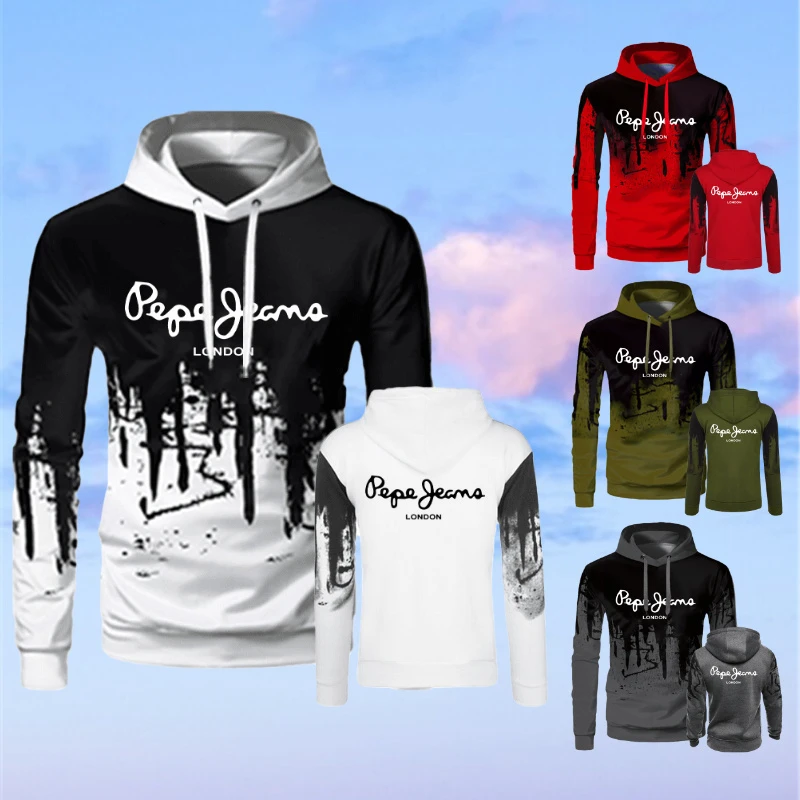 Sudaderas con capucha para hombre, ropa deportiva holgada con estampado de  Pepe, bocetos informales, tops de camuflaje de Hip Hop para Otoño e  Invierno|Sudaderas con capucha y sudaderas| - AliExpress