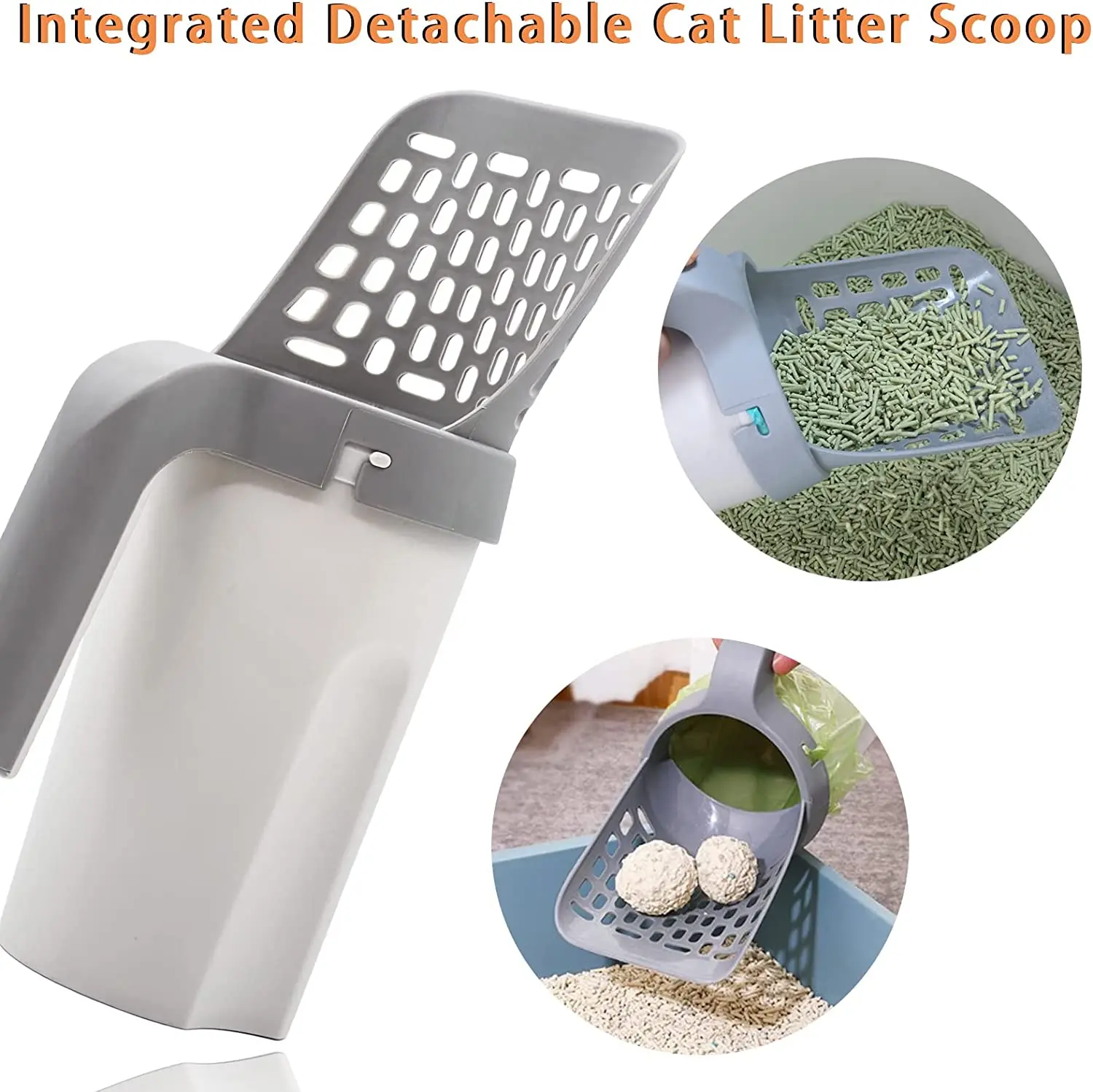 Cat Litter Scoop with Refill Bag 2