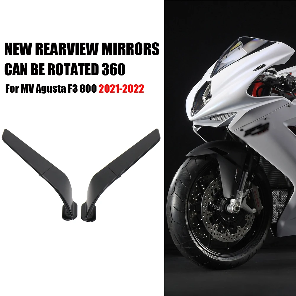 

New Motorcycle Accessories For MV Agusta F3 800 2021 2022 Rearview Rear View Mirrors Glass Back Side Mirror Left Right