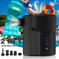 Pompe à air électrique portable pour gonflables avec 5 buses pour le camping en plein air, matelas à air, lits, bateaux, coussins, canapé, flotteurs de piscine 1