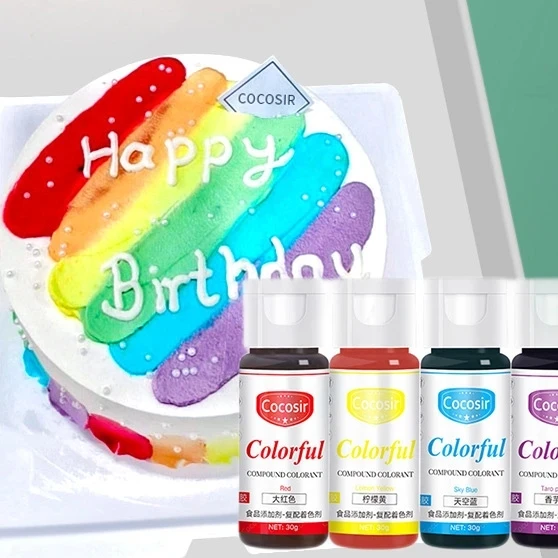 Food Grade Cake Coloring Gel Liquid for Baking Cookie Fondant Cooking