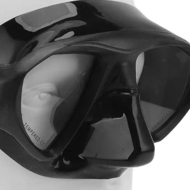 Diving Face Goggles Cover No Leakage Wide View Safe Tempered Glass Snorkeling Goggles Swimming Pool Accessory