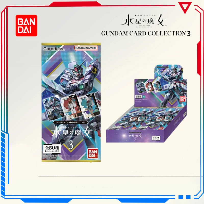 

Мобильный костюм Bandai, карта памяти ведьмы из Mercury Booster Pack, игровые карты TCG, Подарочные игрушки для мальчиков