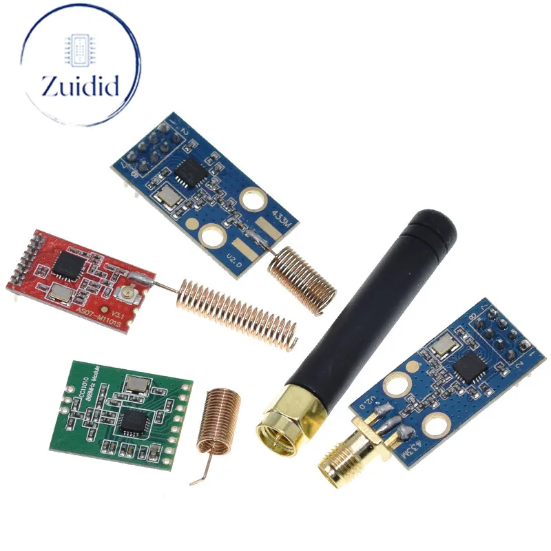 

CC1101 10mW Wireless Module 433MHZ 868MHZ 300-1000M Long Distance Transmission With SMA Antenna Wireless Transceiver Module