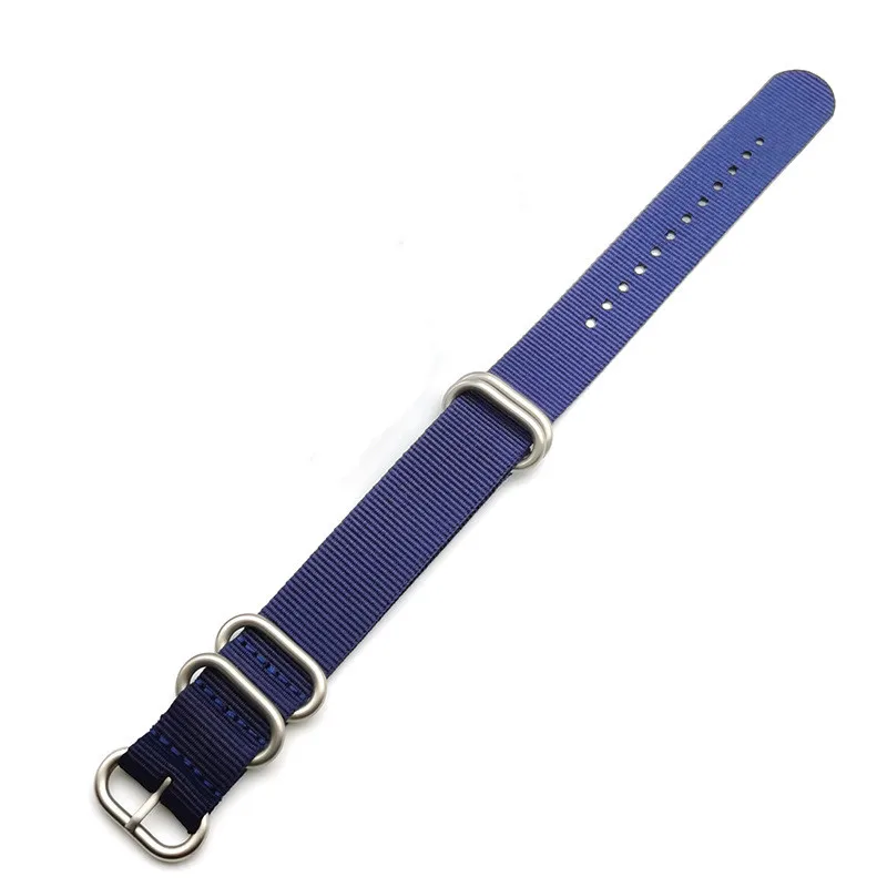 Premium Nylon Woven Canvas Watchband with Fine Steel Buckle – Universal Fit Watch Strap