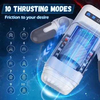 Robot Automatic Male Masturbator Phone Holder Heating Vibration Blowjob Machine Vagina Masturbation for Men Sex Toys 18