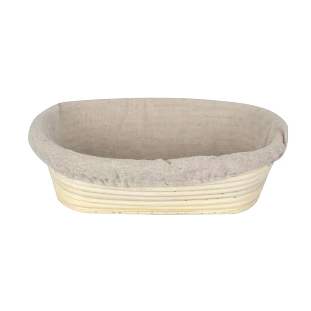 

Oval Rattan Bread Proofing Basket Natural Rattan Wicker Dough Fermentation Banneton Bread Leavening Basket