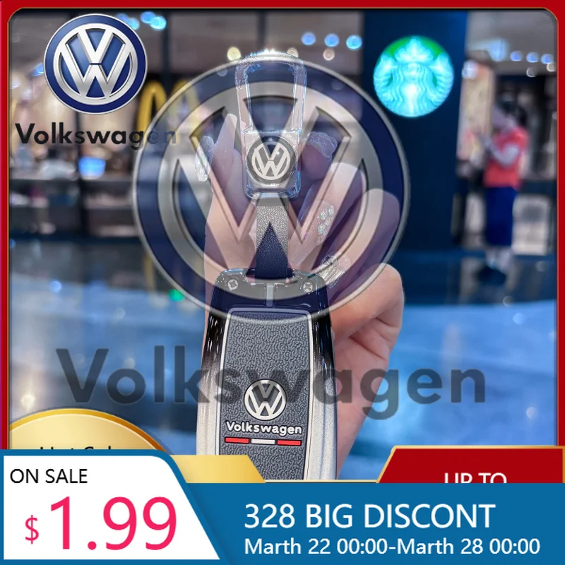 폭스바겐 VW 아연 합금 자동차 리모컨 키 케이스 커버 쉘 (2026 핫 스타일링..