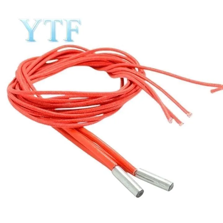 3D 프린터 카트리지 히터, Cr6 se MK Mendel Reprap 압출기 부품, 열 부품, 12V, 24V, 40W, 50W, 6*20mm, 15mm, 30mm, 11cm, 1m