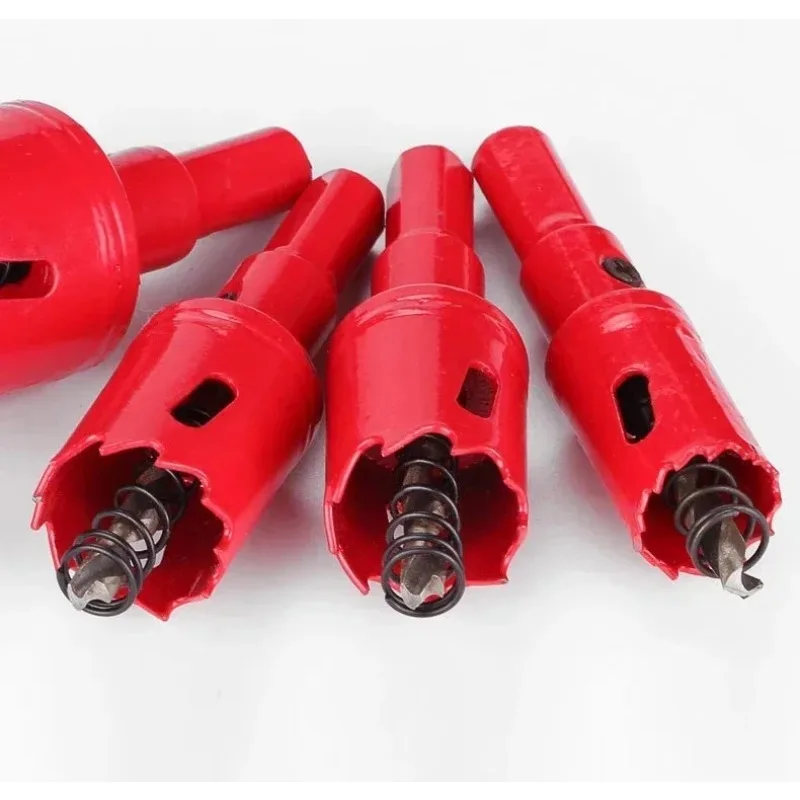 M42 16-200mm HSS 스틸 드릴링 홀쏘 드릴 비트 커터 바이메탈 (알루미늄, 철, 스테인리스 스틸, DIY 목재용)