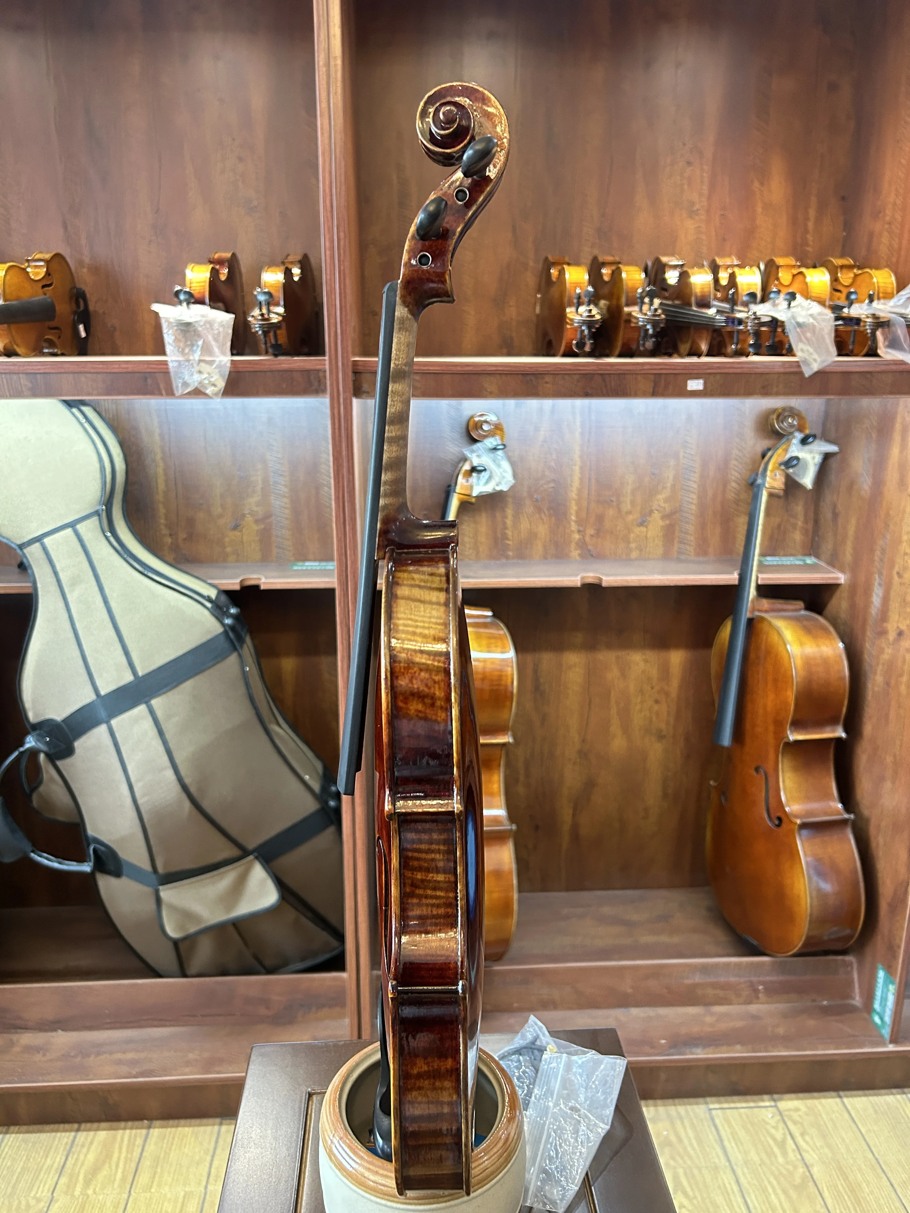 Handmade Violin Anka Instrument Stradivari Model Violin Flamed Violino Musical Instrument Violino Viol&iacute;n GFA-38