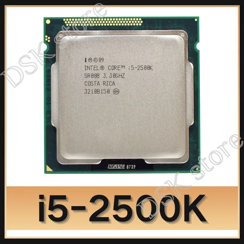 Intel Core i5 2500K i5-2500k Quad-Core 3.3GHz LGA 1155 Processor TDP 95W  6MB Cache Desktop CPU