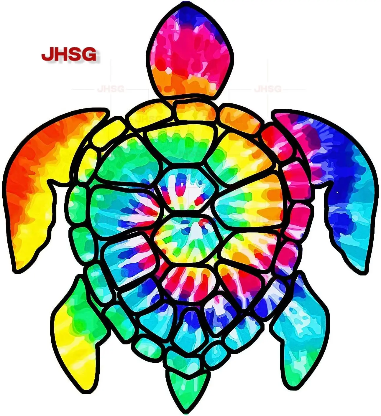 

High Quality Body Stickers Tie Dye Reflective Vinyl Car Stickers Motorcycle Laptop Skateboard Bike Bumper Decorative Decals PVC