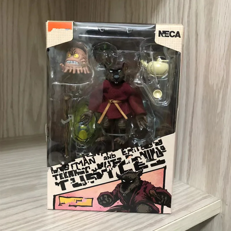 

Original In Stock Neca 54309 Ninja turtle Action Figure Mouse Figures Model Toy 7" Neca Figurine Collection Doll Statue Toy Gift