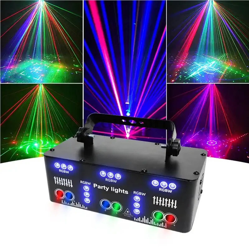 Factory 21 Lens Led Stage Lamp Dj Projector Effetto Stroboscopico Stage Lazer Lights Party Laser Light Per Night Club Bar Lighting