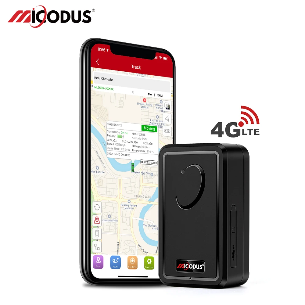4G Car Tracker MiCODUS ML500G Strong Magnetic Asset GPS Tracking Device Temperature Monitoring Fleet GPS Tracking System