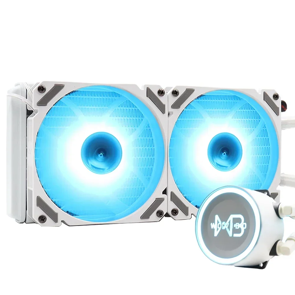 Resfriador de Água para Computador Argb Rgb Pwm 4pin 240 mm Ventilação Líquida para Intel Lga 1200 115x1366 2011 Am3 Am4 Radiador - Imagem 3