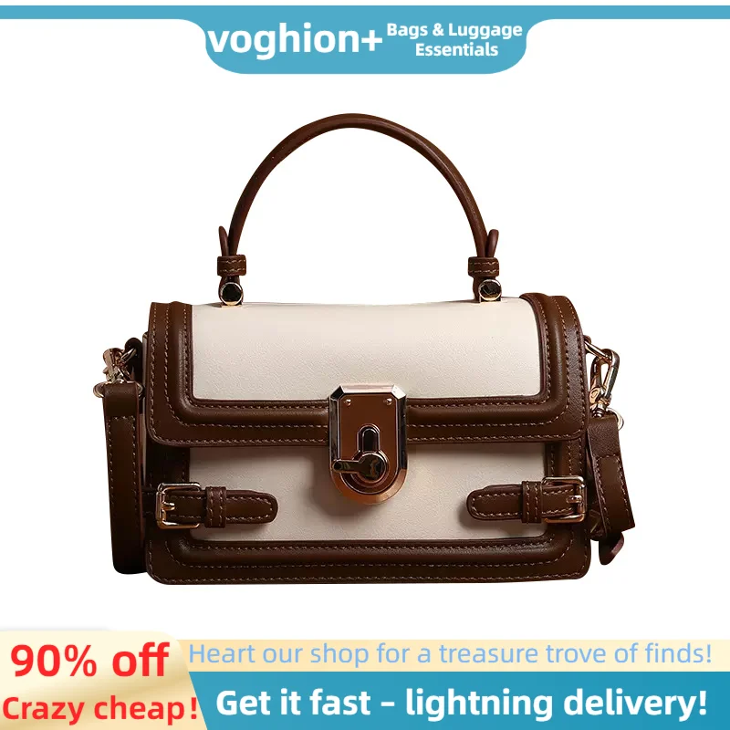 Färgglad handhållen låda för våren 2024. Mångsidig damväska med en axelrem, liten och fin, High Sense axelväska._voghion.com