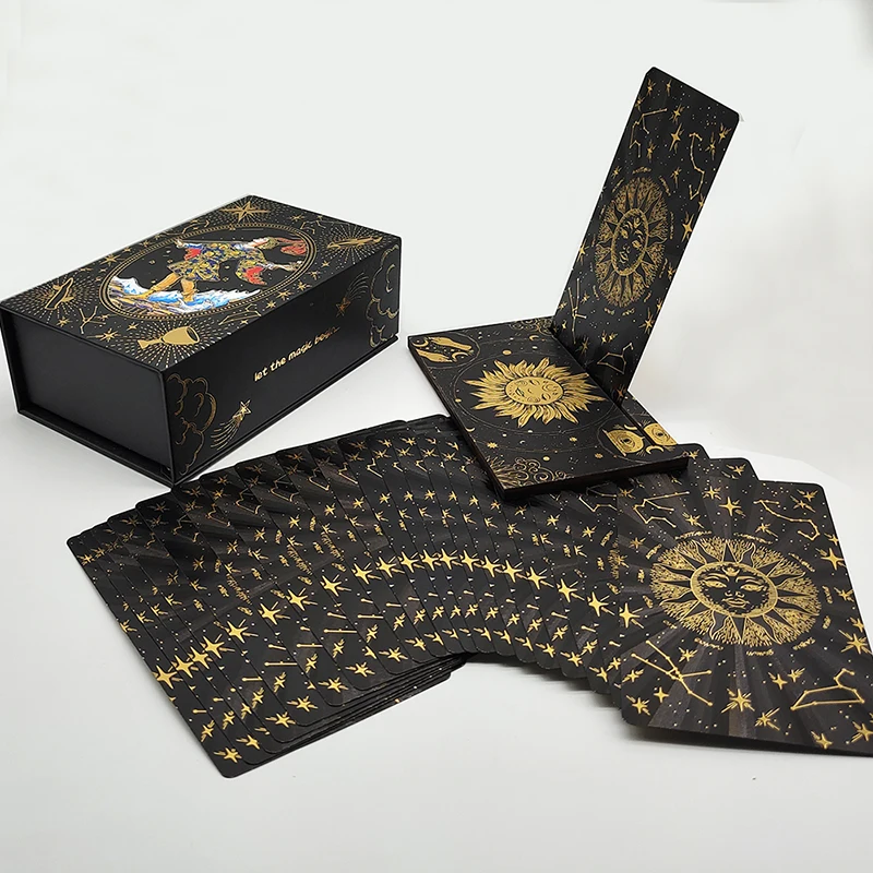 豪華な仕上げの Divinative ゴールド箔タロットカード 豪華な仕上げの Divinative ゴールド箔タロットカード