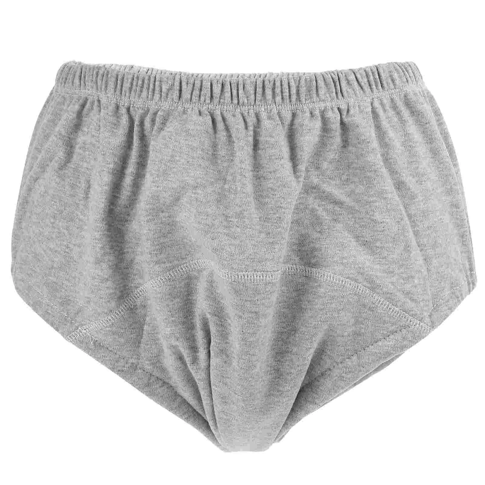 Elderly Incontinence Men's Anti-Urine Pants Nursing Urinary Washable Cotton Diaper Incontinence Shorts Adults Elderly 4