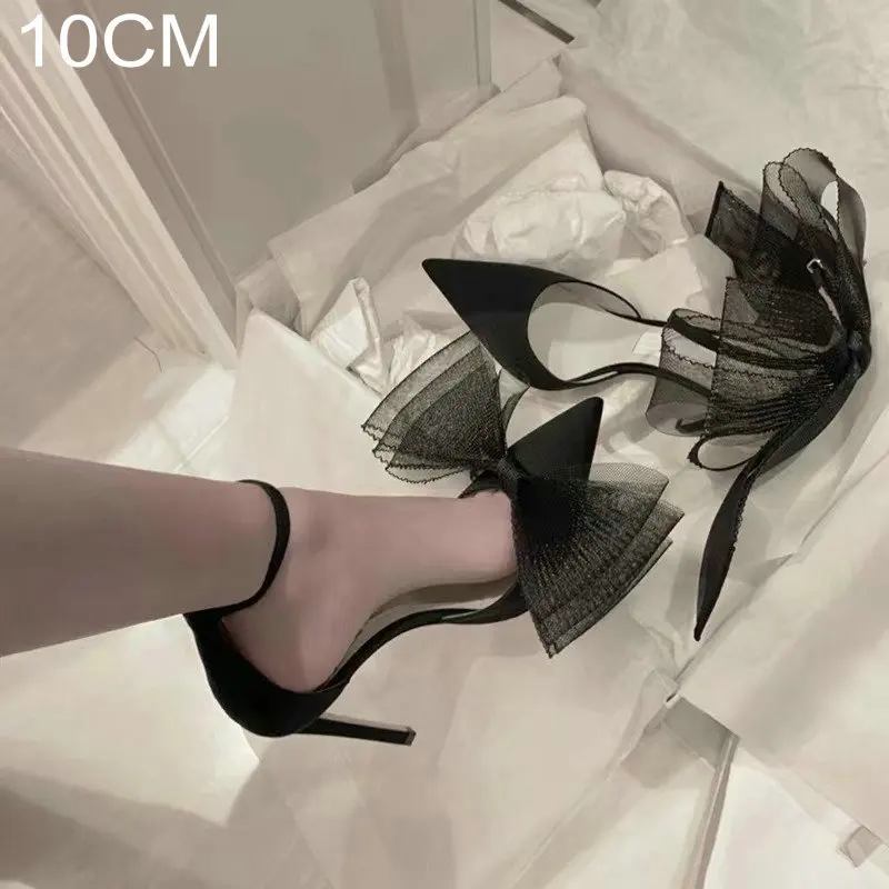 Black 10cm heel