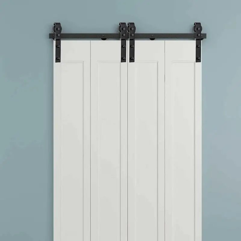 Rail Sliding Barn Door Carbon Steel Hardware Kits Set Rail Sliding Barn Door Hardware Floor Guide Warehouse