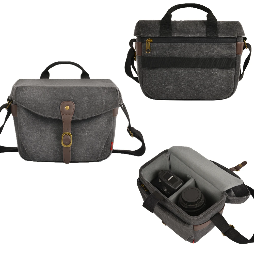 CADeN Camera Sling Bags for Dslr Cameras Shockproof Canvas Camera Bag