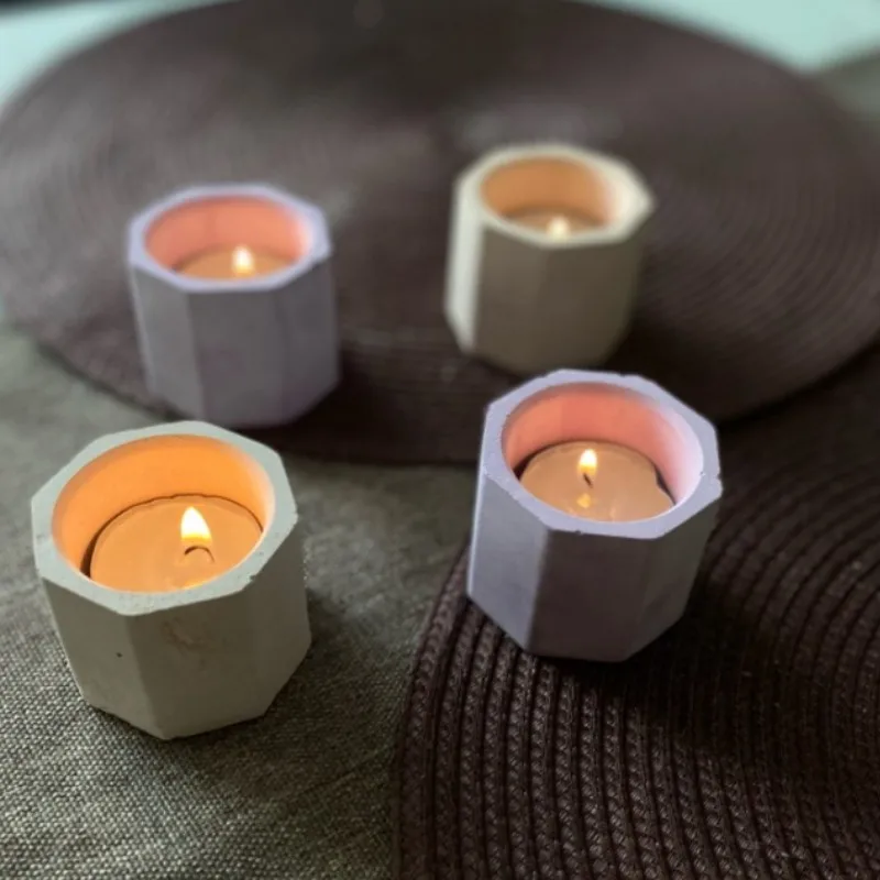 DIY Geometric Polygonal Silicone Mold Concrete Succulent Flower pot Candle Holder Mold Ceramic Clay Epoxy Resin Craft Mold