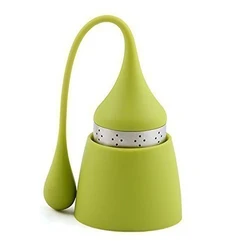 Charming Dinosaur, Elephant & Whale Silicone Tea Infuser - Reusable BPA - Free Loose Leaf Tea Filter (Hat Tea Infuser)