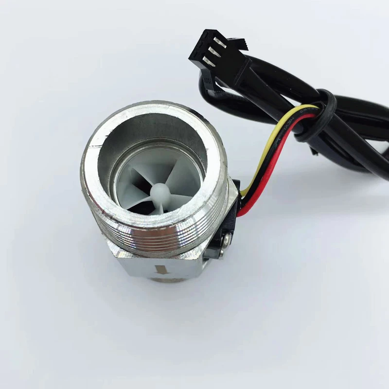 NPT 1" Tapered pipe or BSP1" thread Brass Hall effect Turbine flow sensor meter