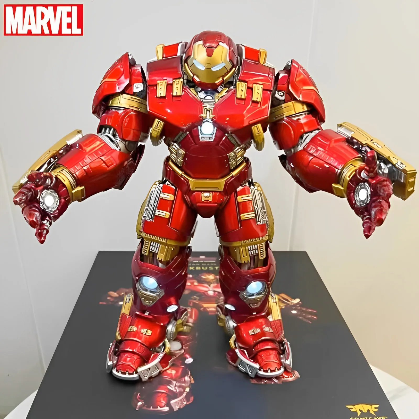 コレクターブフィギュア30cmアベンジャーズアイアンマンmk44ハルクバスターコレクタブルモデルアクションフィギュア誕生日のおもちゃクールなギフト