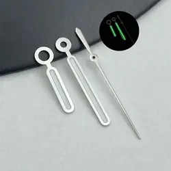 High - Quality 30.2mm Green Luminous Watch Dial with Nautilus Design - NO logo (Silvery)