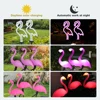 Group Flamingo Solar Light Waterproof Garden Stake Lamp Outdoor Courtyard Decoration Light Patio Walkway Light Lawn Light 1