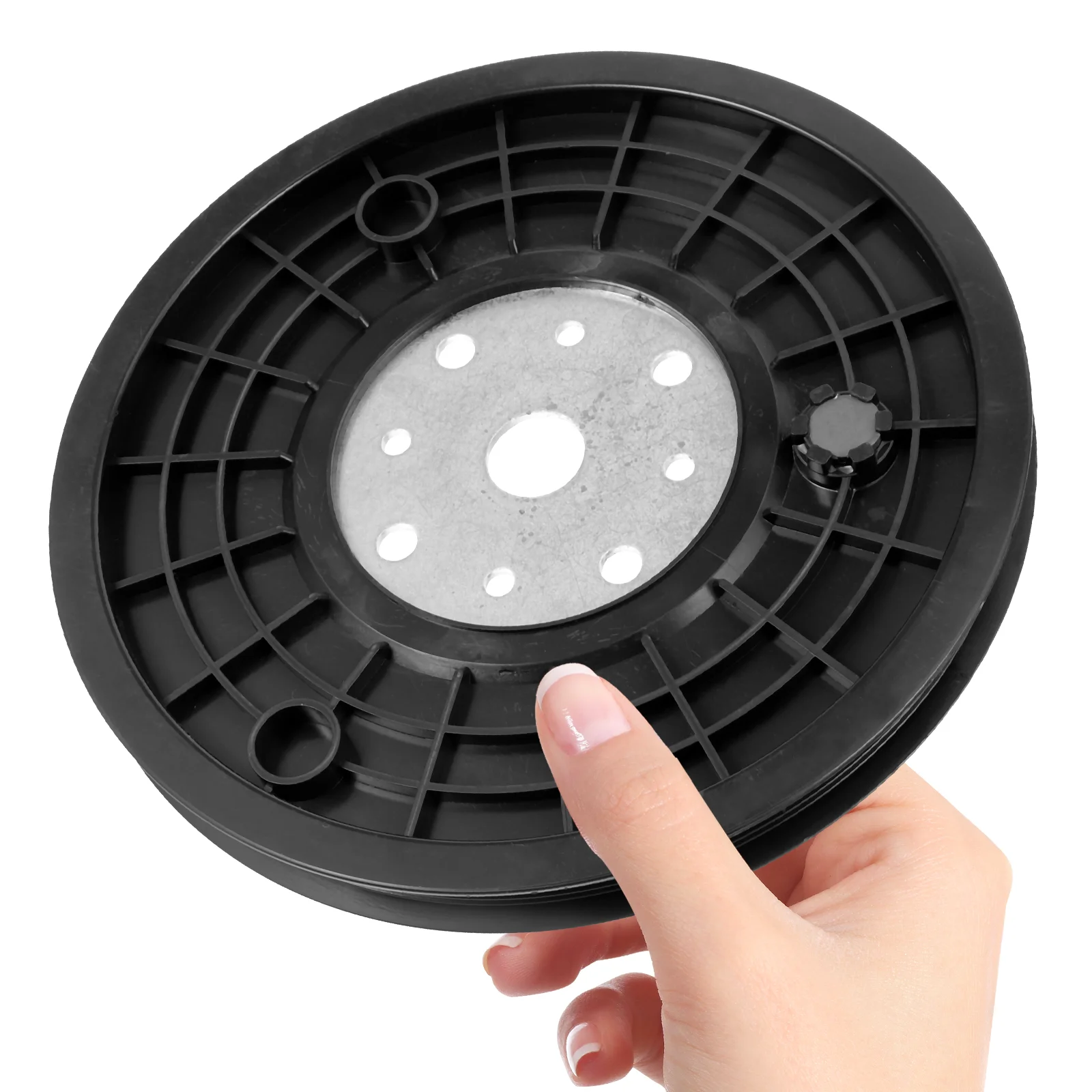 Spinning Bike Wheel Belt Drive Plate Fitness Turntable Abs Exercise Part Rotating