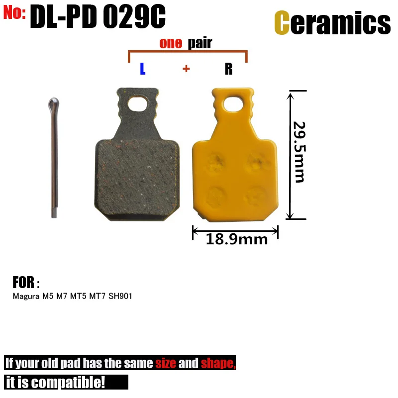 10 Pair Ceramics Bicycle Disc Brake Pads For Magura M5 M7 MT5 MT7 SH901 Parts MTB Mountain BIKE Accessories bicycle disc brake pads,brake pads,bike brake pads