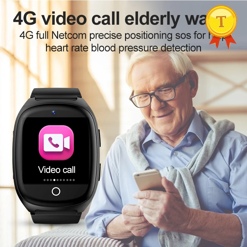New design 4G gps Watch kids elderly student Smart watch GPS Track Video Call SOS call Positioning Clock saat PK D99 D100 |