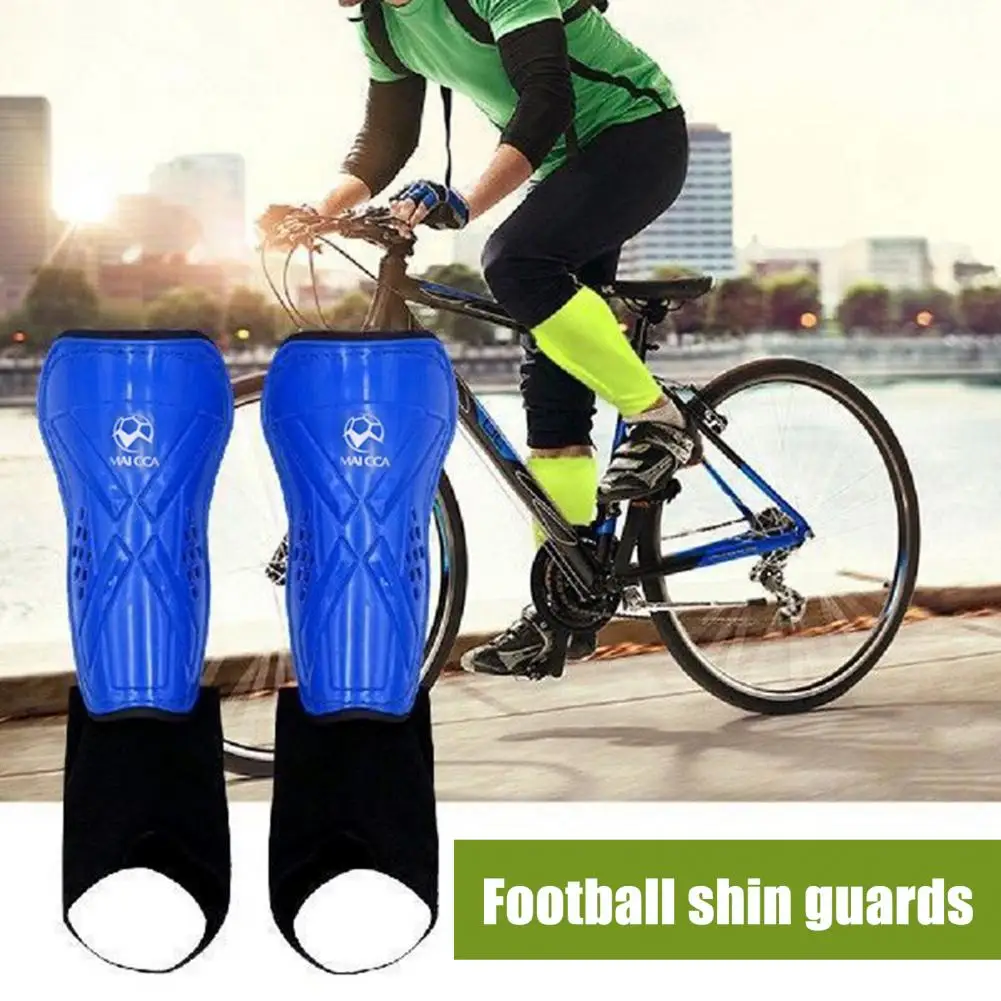 

Football Leg Guards Shockproof Football Shin Guards for Adults Kids Impact Resistant Leg Protection with Fastening Straps