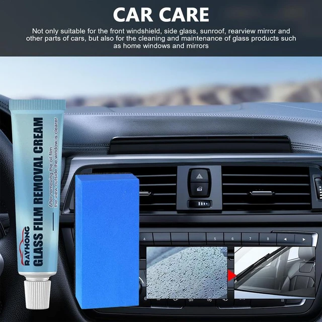 Car Glass Oil Film Cleaner Removal Paste Windshield Water Spot Remover Car  Parts