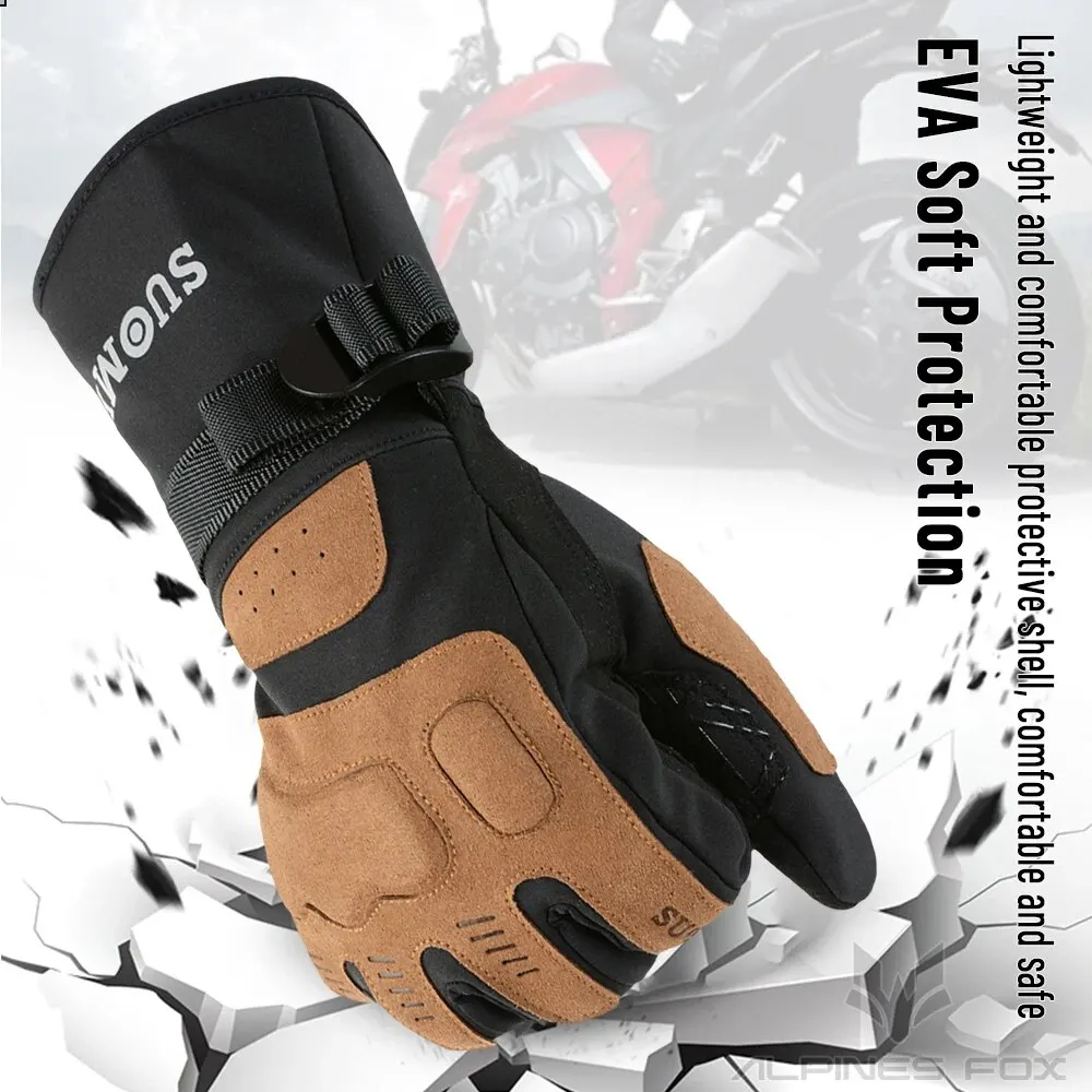 Motorcycle Gloves Windproof Waterproof Guantes Moto Motorbike Riding Gloves Touch Screen Moto Motocross Gloves Winter