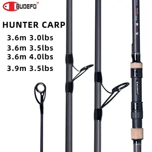 BUDEFO Telescopic SURF Spinning Fishing Rod 3.9/4.2/4.5/5.0/5.3/5.8m Carbon  Carp Travel Rods 80-150g Throwing Surfcasting Pole