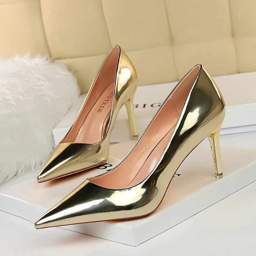 Menbur Slingback Diamanté Floral Detail Heel Gold | Cilento Designer Wear