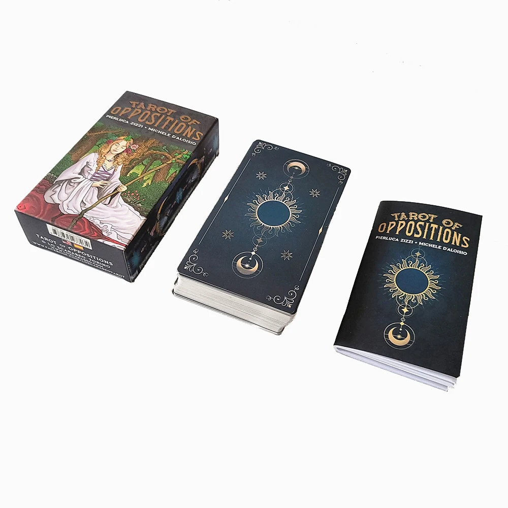 Mysterious 12 * 7cm Big Tarot with Guide Book Interesting Board Game Multiplayer Entertainment Party Game Magic Divination Gift mini size universal tarot deck leisure party table game high quality fortune telling prophecy oracle cards with guide book