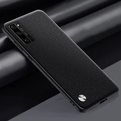 Premium PU Leather Shockproof Case - Luxury Protection for Honor 30 Lite (Style 2 Black)