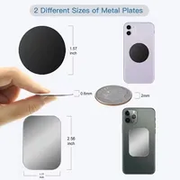5/10PCS Magnetic Metal Plate Disk Car Phone Holder Stickers Magnetic Patch Sticker for Tablet Mobile Phone Car Stand Mount 3
