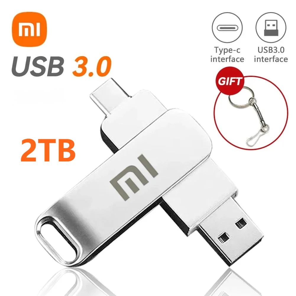 Xiaomi 2Tb Usb 3.0 Flash Drive Pendrive In Metallo Ad Alta Velocità 1Tb 16Tb Unità Usb Portatile Memoria Impermeabile Disco Flash Usb